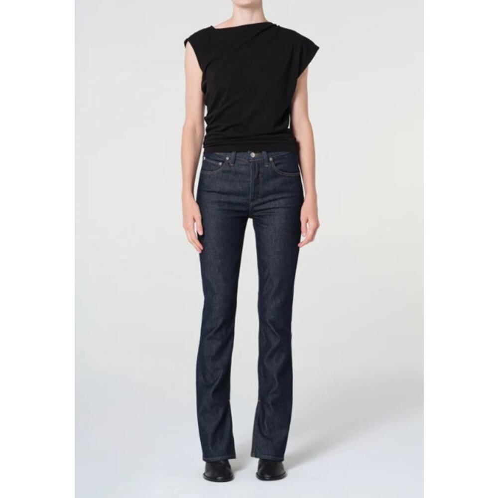 NWT Agolde Ingram Split Skinny Jeans in Rinse, Size 30